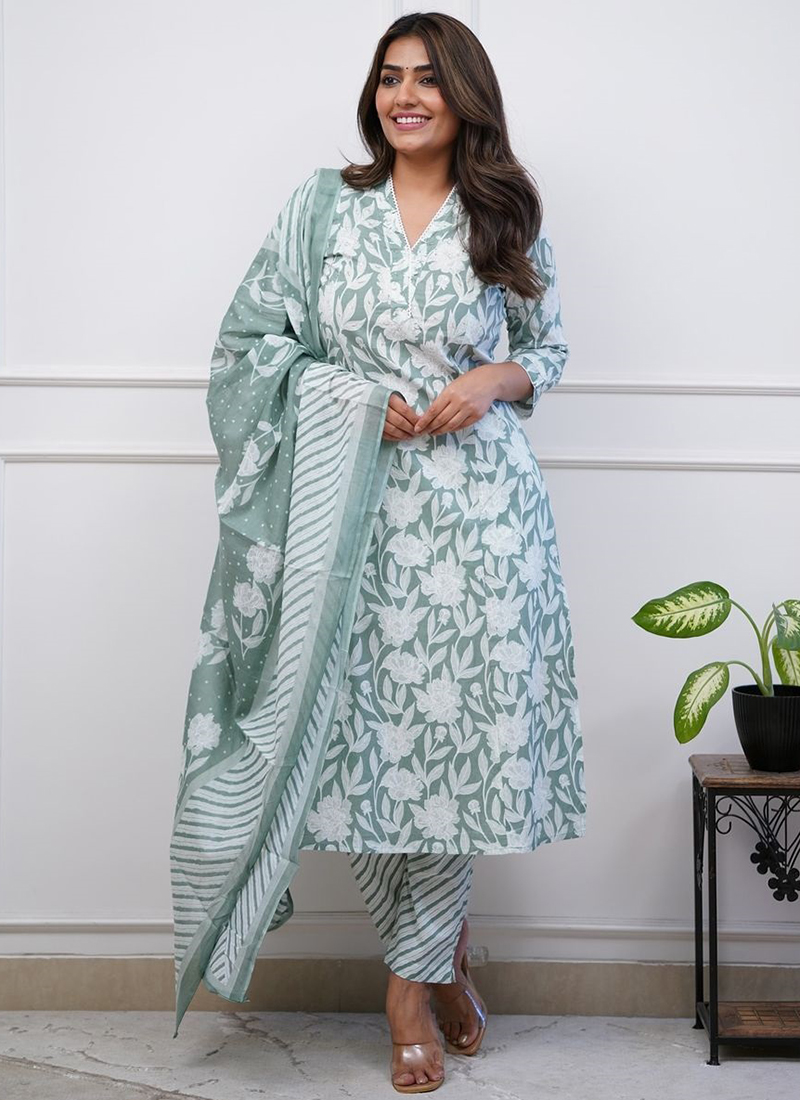 Casual Cotton Kurti Set